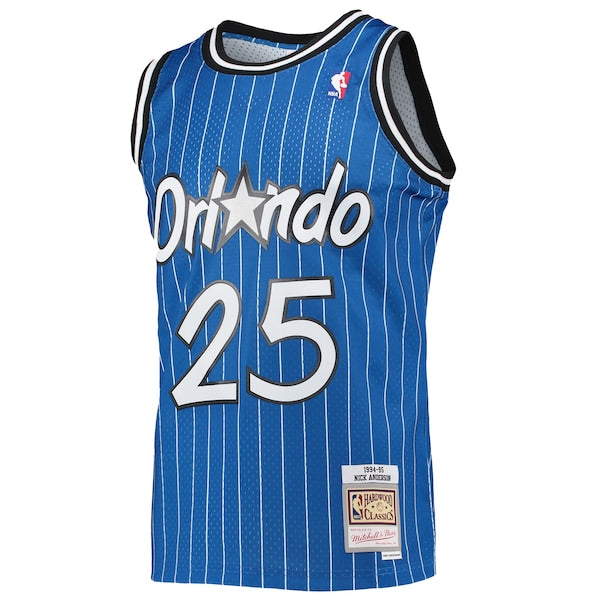 Nick Anderson Orlando Magic 1994/95 Hardwood Classics Swingman Jersey - Blue - Image 2