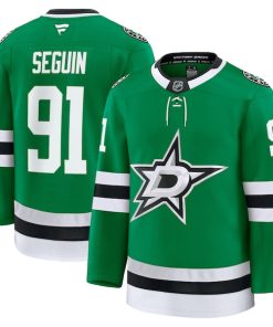 Alternative view of Tyler Seguin Dallas Stars  Home Premium Jersey - Kelly Green/Black
