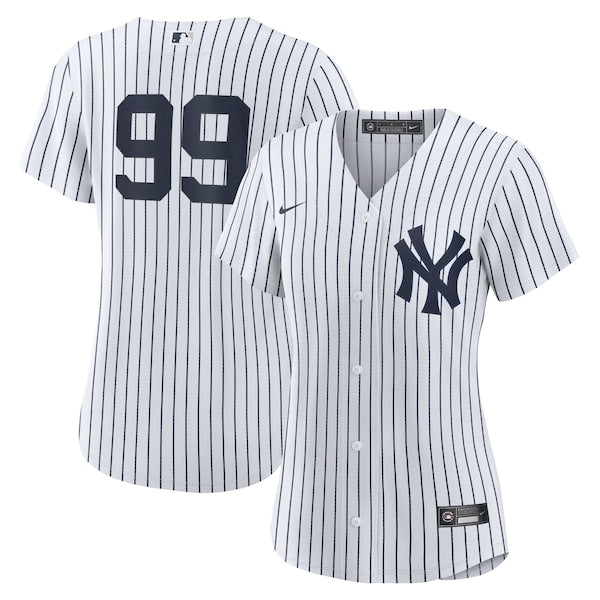 Aaron Judge New York Yankees Nike Women's Home Replica Player Jersey - White/Navy - Image 7