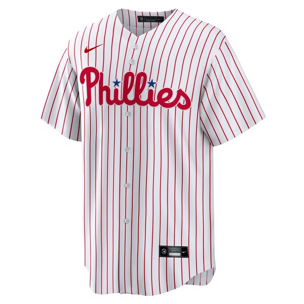 Philadelphia Phillies Nike #1 Dad Home Replica Jersey - White - Image 2