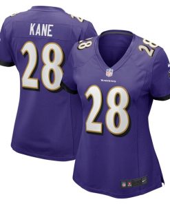 Sanoussi Kane Baltimore Ravens Nike Women's  Game Jersey -  Purple