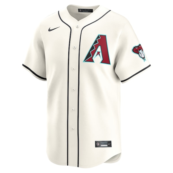 Arizona Diamondbacks Nike Youth Home Limited Custom Jersey - White - Image 2