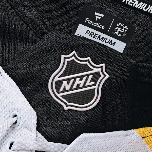 Boston Bruins Away Premium Jersey - White/Black - Image 4