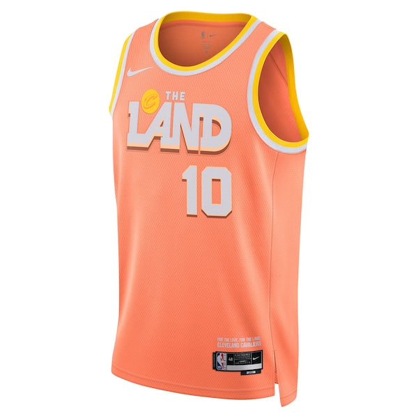 Darius Garland Cleveland Cavaliers Nike Unisex 2025/26 Swingman Jersey - Orange - City Edition - Image 2