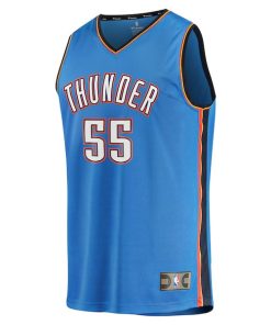 Alternative view of Isaiah Hartenstein Oklahoma City Thunder  Fast Break Replica Player Jersey - Icon Edition - Blue