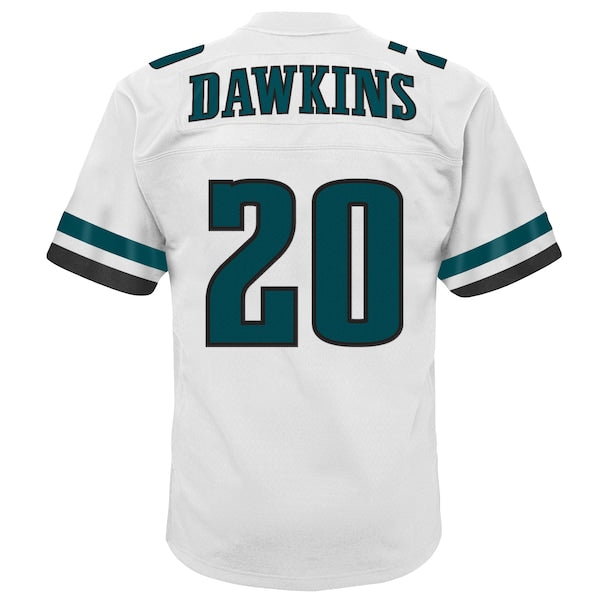 Brian Dawkins Philadelphia Eagles Youth 2004 Retired Player Legacy Jersey - White - Image 3