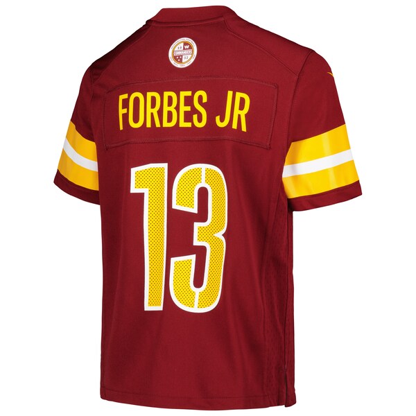 Emmanuel Forbes Jr. Washington Commanders Nike Youth Game Jersey - Burgundy - Image 3