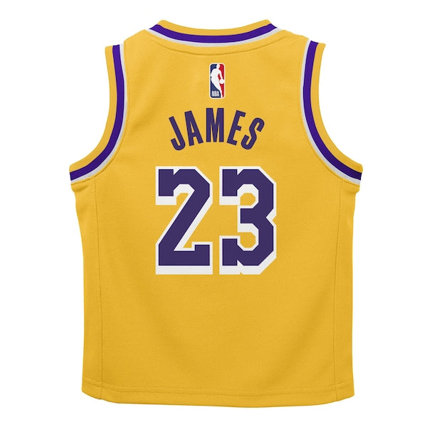 LeBron James Los Angeles Lakers Nike Toddler Swingman Player Jersey - Icon Edition - Gold - Image 3