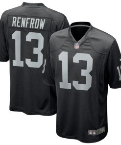 Hunter Renfrow Las Vegas Raiders Nike Game Player Jersey - Black/White