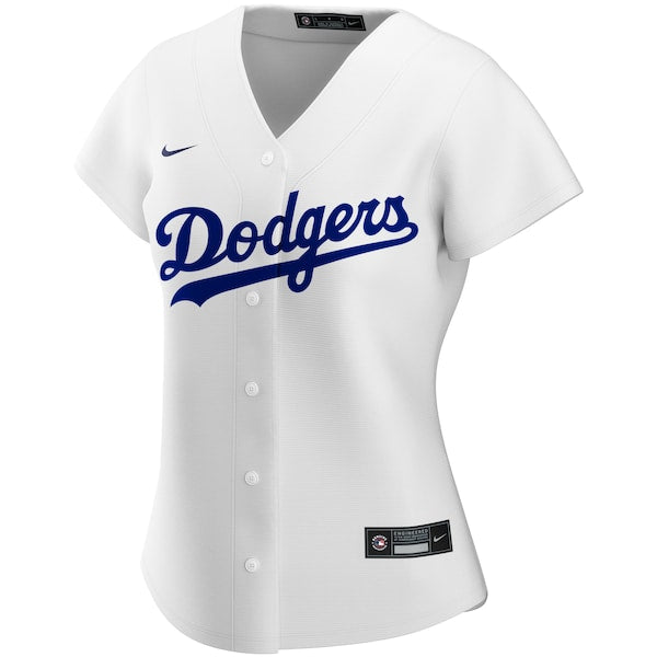 Nike Trevor Bauer Los Angeles Dodgers Women's Home Official Replica Player Jersey - White - Image 2