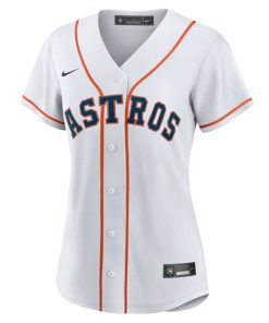 Alternative view of Houston Astros Nike Women's #1 Bride Home Replica Jersey - White