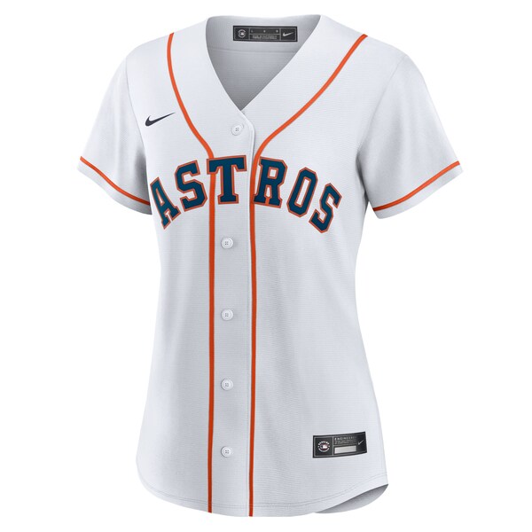Houston Astros Nike Women's #1 Bride Home Replica Jersey - White - Image 2