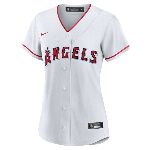 Los Angeles Angels Nike Women's #1 Bride Home Replica Jersey - White - Image 2
