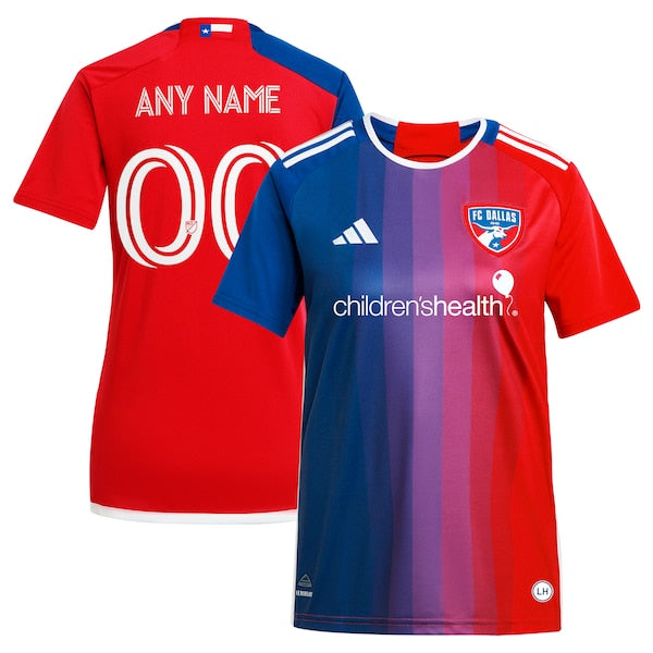 FC Dallas adidas Women's 2024 After Burner Replica Custom Jersey?ยจC Navy
