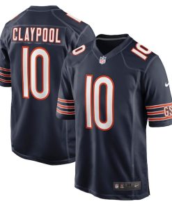 Chase Claypool Chicago Bears Nike Game Player Jersey - Navy