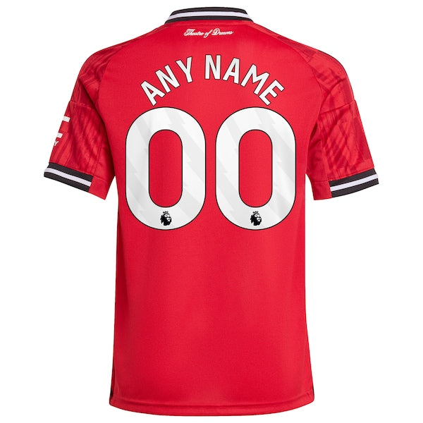 Manchester United adidas Youth Home 2025/26 Custom Replica Jersey - Red - Image 4