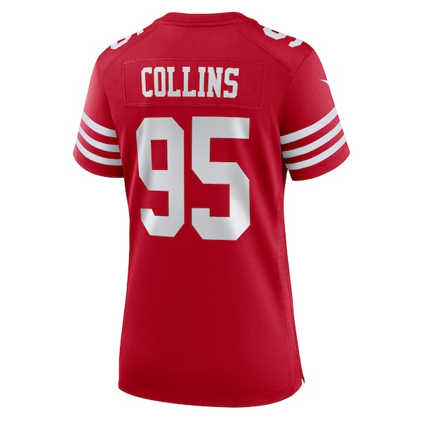 Alfred Collins San Francisco 49ers Nike Women's Team Game Jersey - Scarlet - Image 3