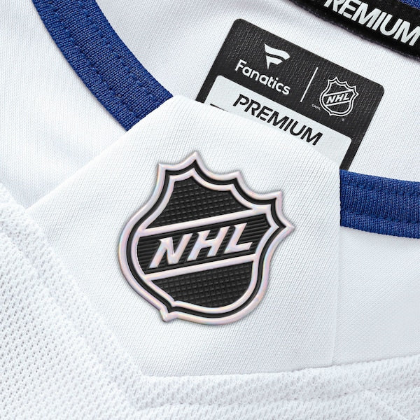 Tampa Bay Lightning Away Premium Custom Jersey - White/Black/Blue - Image 6