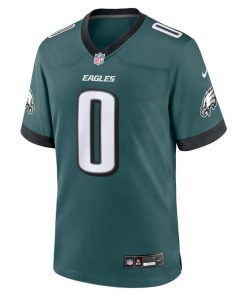 Alternative view of Bryce Huff Philadelphia Eagles Nike Game Player Jersey - Midnight Green