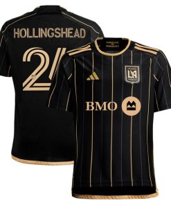 Ryan Hollingshead LAFC adidas Youth 2024 Primary Replica Player Jersey - Black