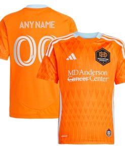 Houston Dynamo FC adidas Youth 2025 Season 20 Replica Custom Jersey - Orange
