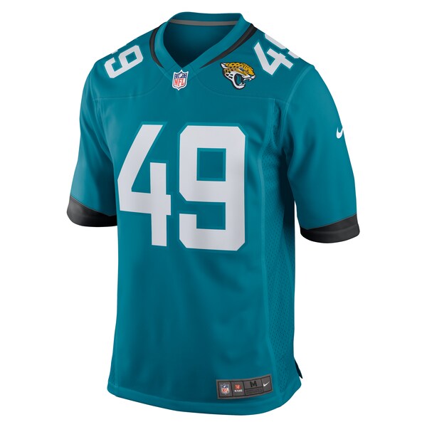 Leonard Taylor Jacksonville Jaguars Nike Game Jersey - Teal - Image 2