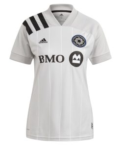 Alternative view of Samuel Piette CF Montr¨¦al adidas Women's 2021 Secondary Replica Jersey - Gray