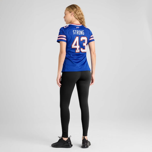 Dorian Strong Buffalo Bills Nike Women's Team Game Jersey - Royal - Image 4