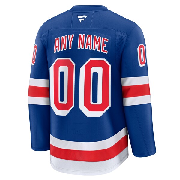 New York Rangers Home Premium Custom Jersey - Royal/Navy/White - Image 6