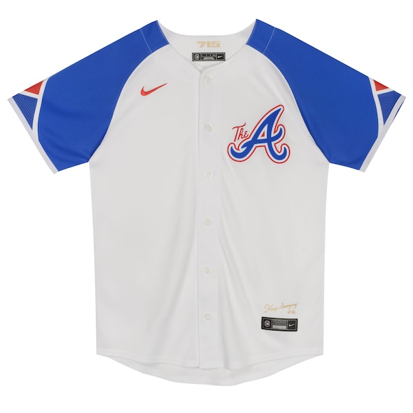 Atlanta Braves Nike Preschool City Connect Jersey - White - Image 2