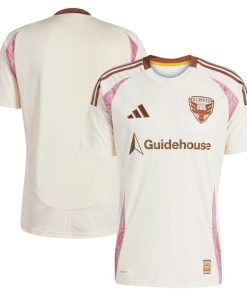 Alternative view of D.C. United adidas 2025 The Soul Kit Replica Jersey - Natural
