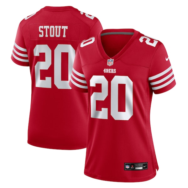 Upton Stout San Francisco 49ers Nike Women's Team Game Jersey - Scarlet