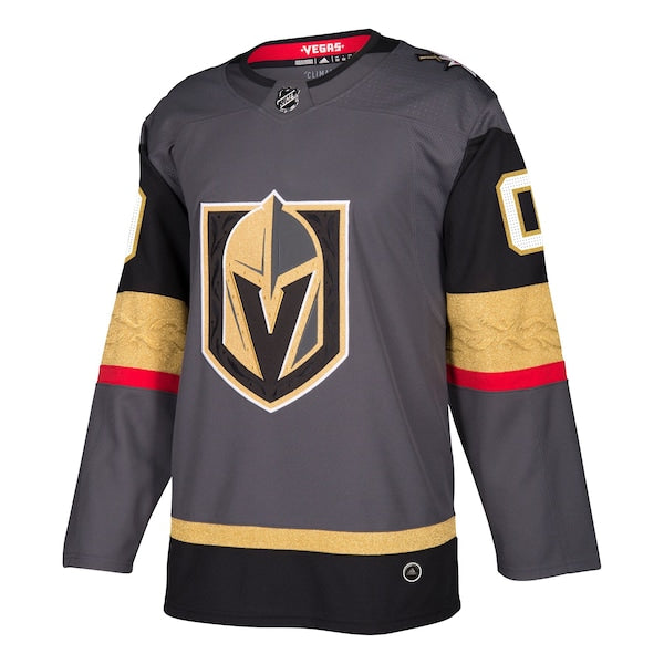 Vegas Golden Knights adidas Alternate Authentic Custom Jersey - Gray - Image 2