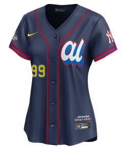 Alternative view of Aaron Judge American League Nike Women's 2025 All-Star Edition Limited Player Jersey - Navy