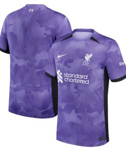 Liverpool Nike Youth 2023/24 Third Stadium Replica Jersey - Purple