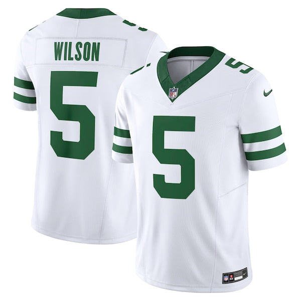 Garrett Wilson New York Jets Nike Vapor F.U.S.E. Limited Jersey - Legacy White/Black