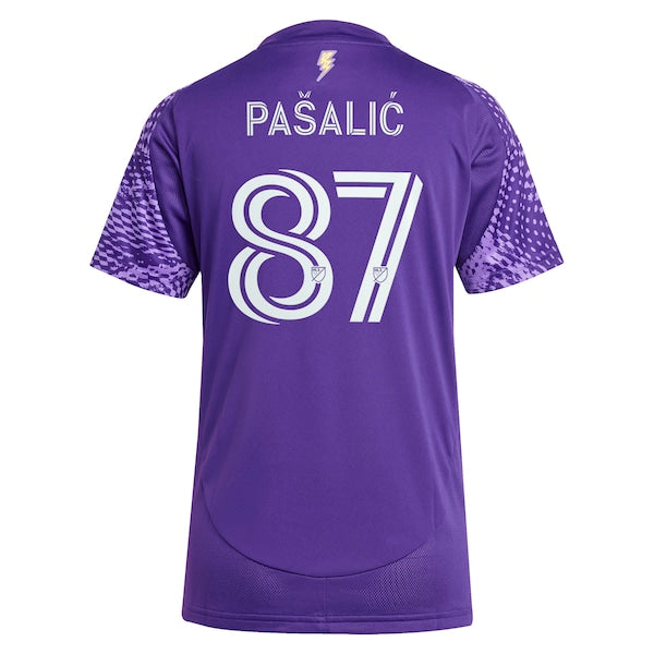 Marco Pa?ali? Orlando City SC adidas Women's 2025 Perfect Storm Replica Player Jersey - Purple - Image 3