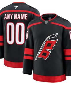 Carolina Hurricanes  Home Premium Custom Jersey - Black/Red/White