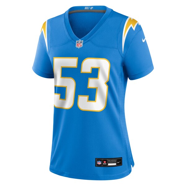 Del'Shawn Phillips Los Angeles Chargers Nike Women's Team Game Jersey - Powder Blue - Image 2
