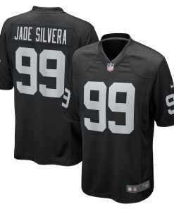 Nesta Jade Silvera Las Vegas Raiders Nike Team Game Jersey -  Black