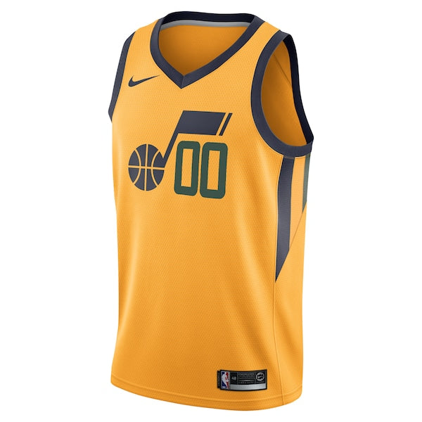Utah Jazz Nike Swingman Custom Jersey - Statement Edition - Gold - Image 2
