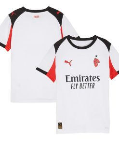 AC Milan Puma Youth 2025/26  Replica Jersey - White/Yellow