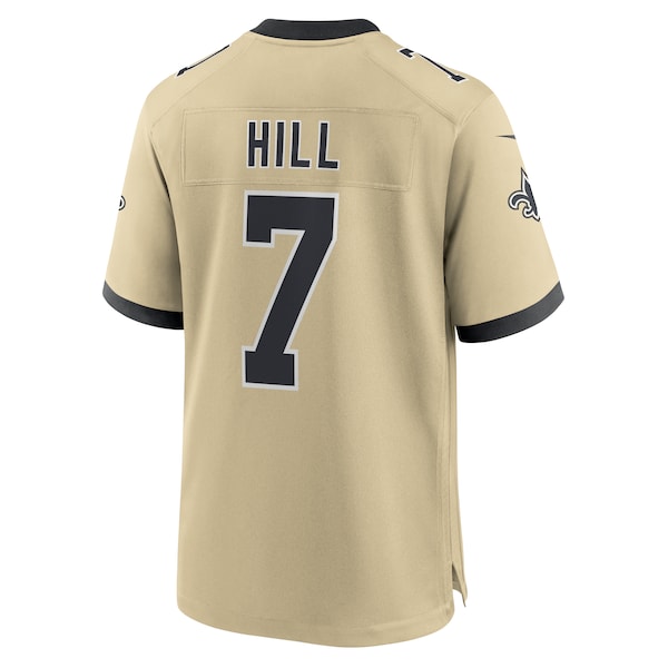Taysom Hill New Orleans Saints Nike Gameday Golds Alternate Game Player Jersey - Gold/Black - Image 4