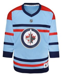 Alternative view of Winnipeg Jets Preschool Anniversary Replica Jersey - Light Blue