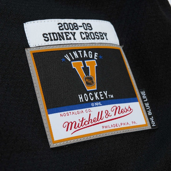 Sidney Crosby Pittsburgh Penguins Big & Tall 2008 Captain Patch Blue Line Player Jersey - Black - Image 6