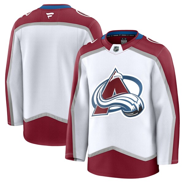 Colorado Avalanche Away Premium Jersey - White/Navy/Burgundy - Image 3