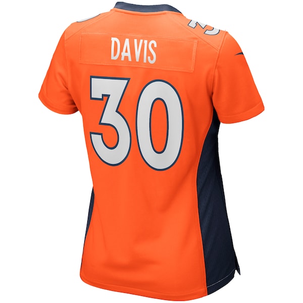 Terrell Davis Denver Broncos Nike Women's Game Retired Player Jersey - Orange/Navy - Image 4
