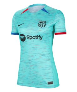 Alternative view of Jo?o F¨¦lix Barcelona Nike Women's 2023/24 Third Replica Jersey - Aqua