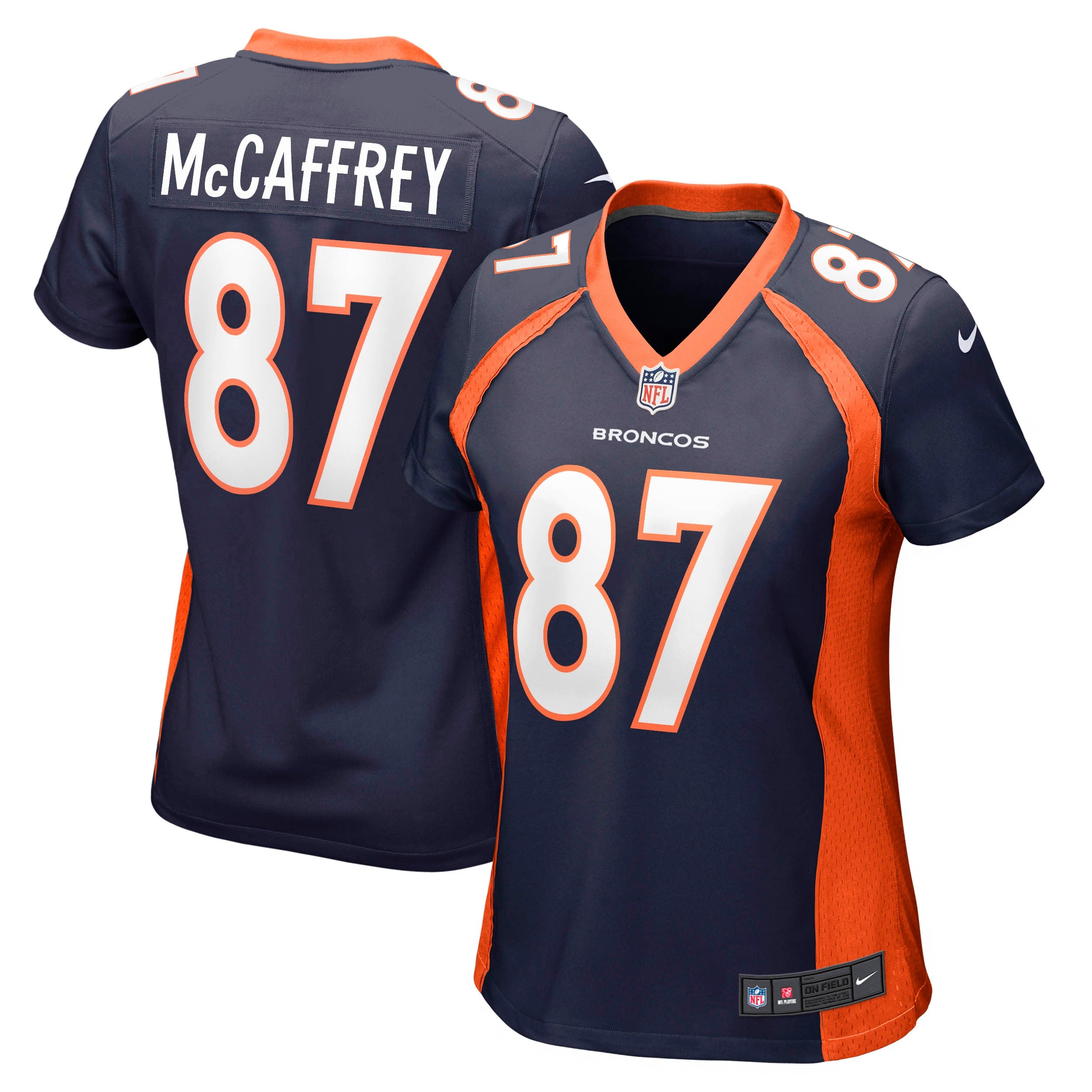 Ed McCaffrey Denver Broncos Nike Women's Game Retired Player Jersey - Orange/Navy - Image 5