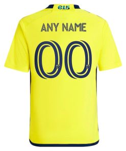 Alternative view of Nashville SC adidas Youth 2024 The 615 Kit Replica Custom Jersey - Yellow